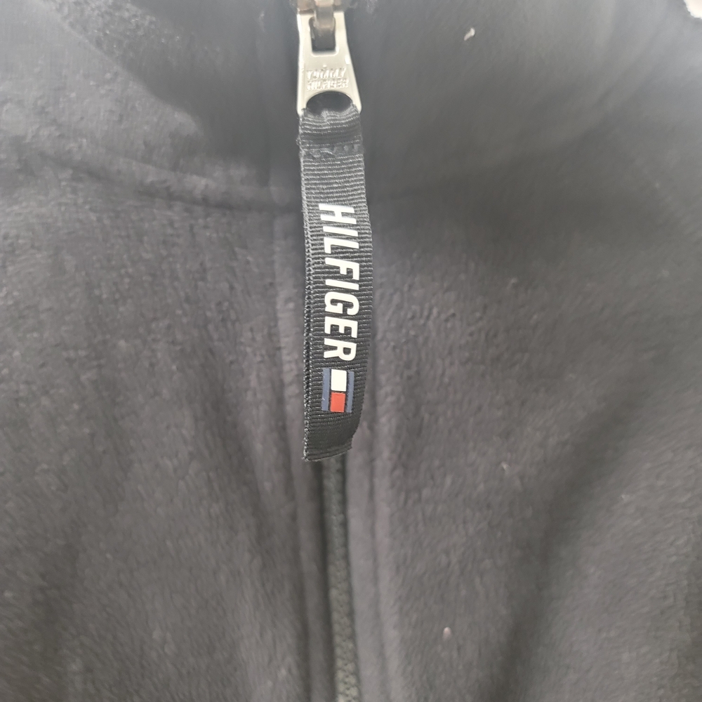 Tommy Hilfiger Black Zip-Up Fleece